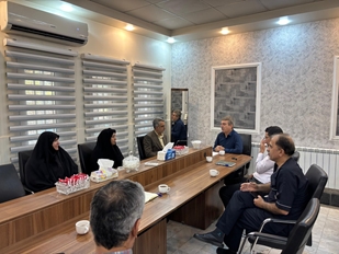 دیدار دبیر ستاد امور شاهد و ایثارگران دانشگاه با جانبازان شاغل در بیمارستان شهدای هفتم تیر