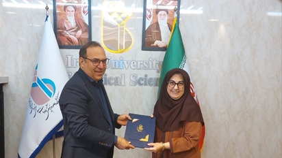 تقدیر از معاون آموزشی پردیس بین‌الملل دانشگاه علوم پزشکی ایران در پی اعتباربخشی وزارتی رشته MBBS