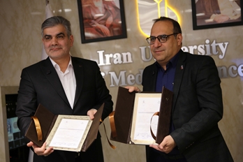 تفاهم‌نامه همکاری دانشگاه علوم پزشکی ایران با بانک مهر ایران  امضاء شد