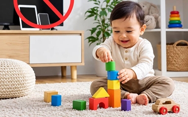 نمایشگرها نباید جای بازی و تعامل خانوادگی کودکان را بگیرند